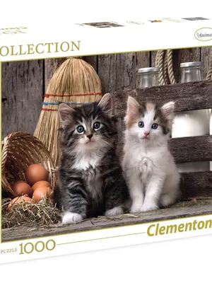 Image of: CLEMENTONI Пъзел 1000ч СЛАДКИ КОТЕНЦА